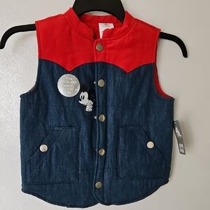 Disney Kids Red and Blue Vest